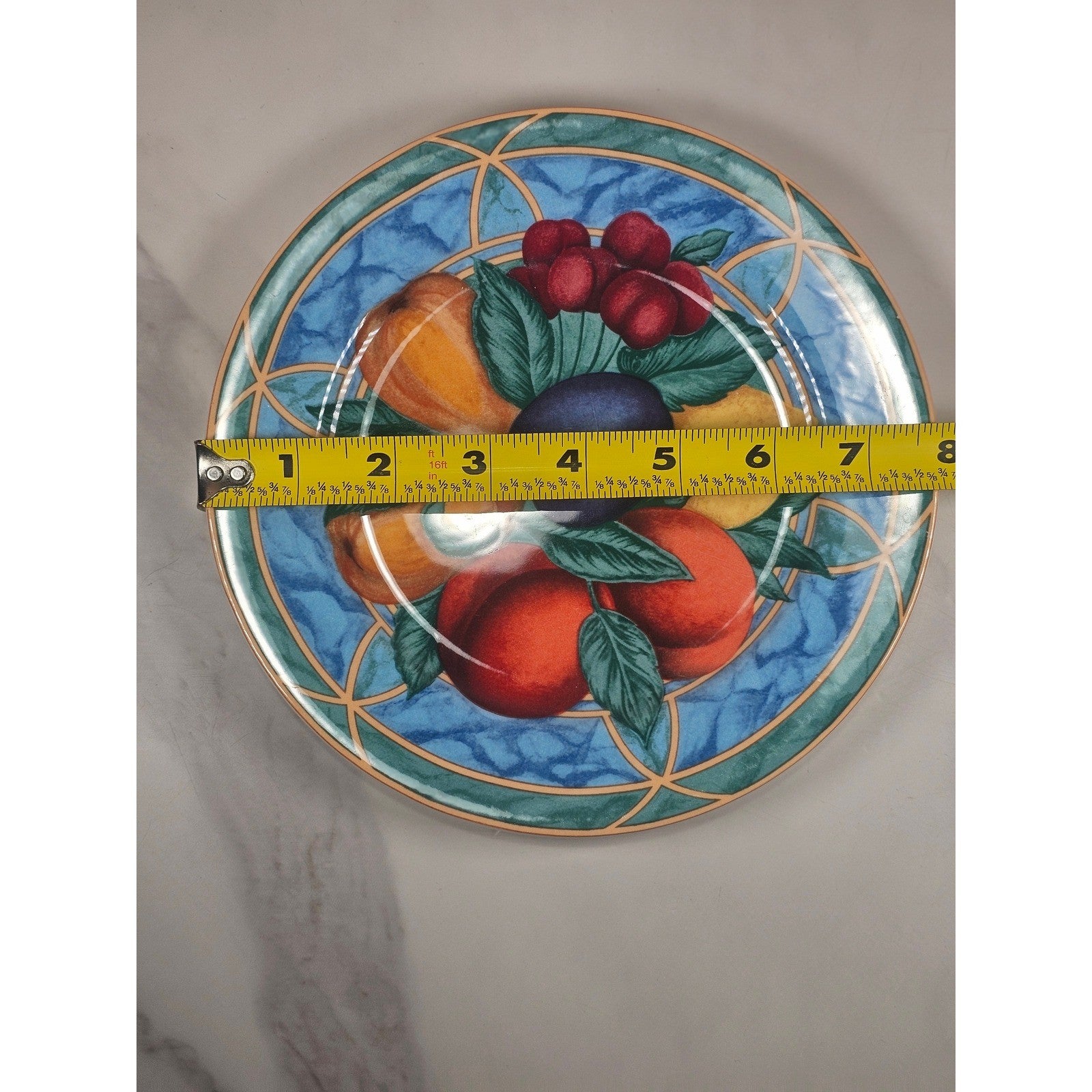 Casual Victoria & Beale Forbidden Fruit Salad Plate 7 5/8" Vintage