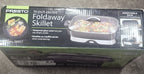Presto 16-Inch Electric Foldaway Skillet With Tempered Glass Lid & Removable Bas