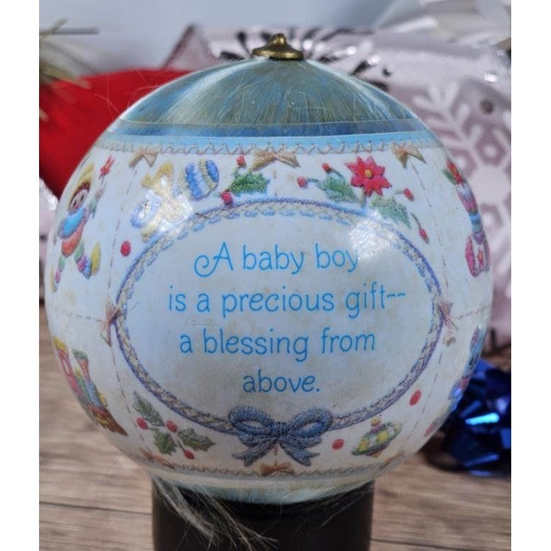 Hallmark 1982  Satin Christmas Ornaments Set of 3 Vintage