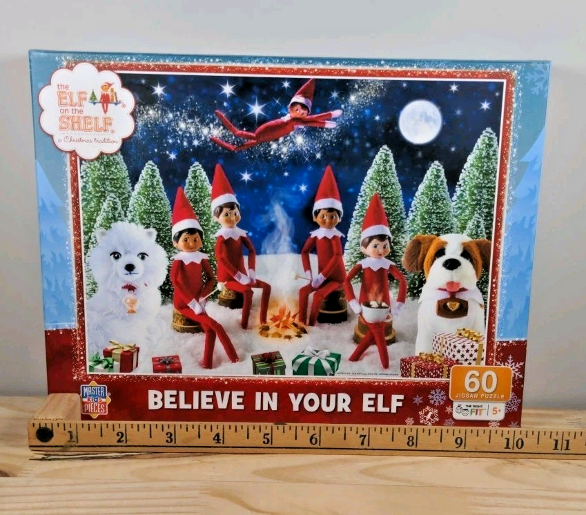 New Elf on a Shelf "Believe in Your Elf" 60 Pc. Jigsaw Puzzle 19"x 14"