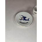 Vintage Hanna Barbera Marineland Mini Cup Saucer Shark Souvenir