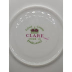Vintage Clare Bone China Saucer Floral Gold Rim England 5.5