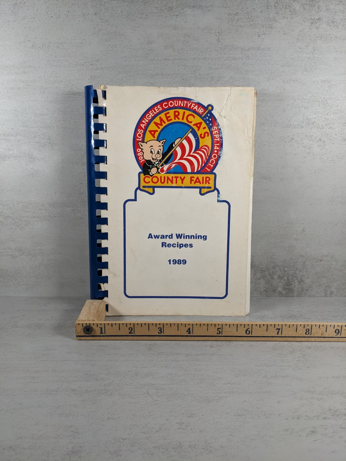 Vintage Los Angeles County Fair Award Winning Recipes 1989 Cookbook – Spiral