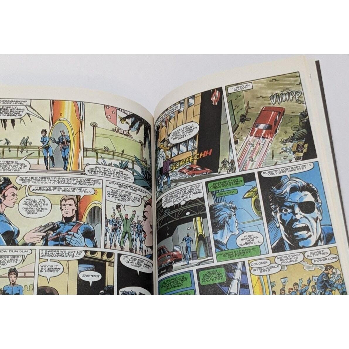 Nick Fury vs SHIELD 1 Marvel 1988 Copper Age Comic Book