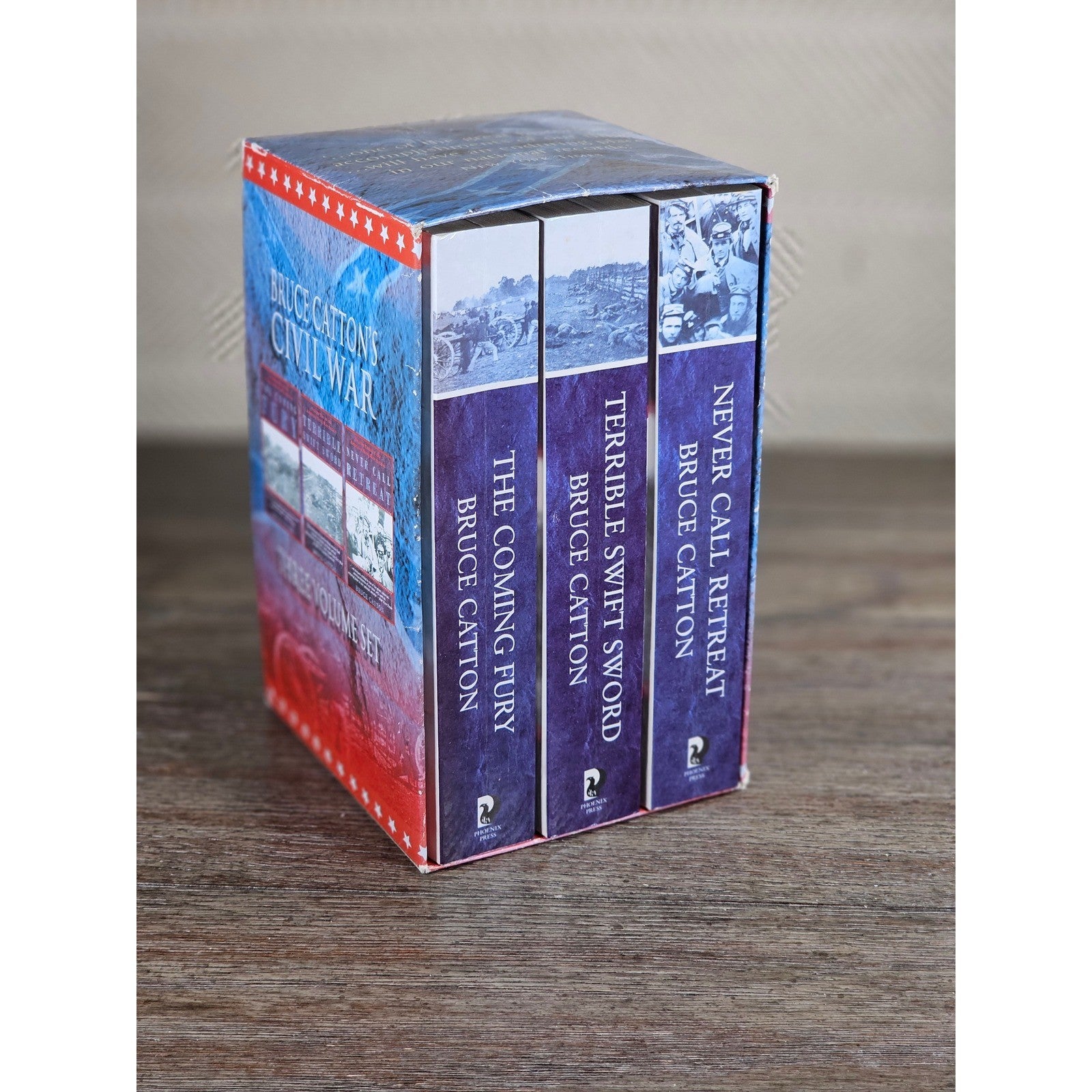 Bruce Catton Civil War Trilogy 3 Book Set Phoenix Press 2001 PB