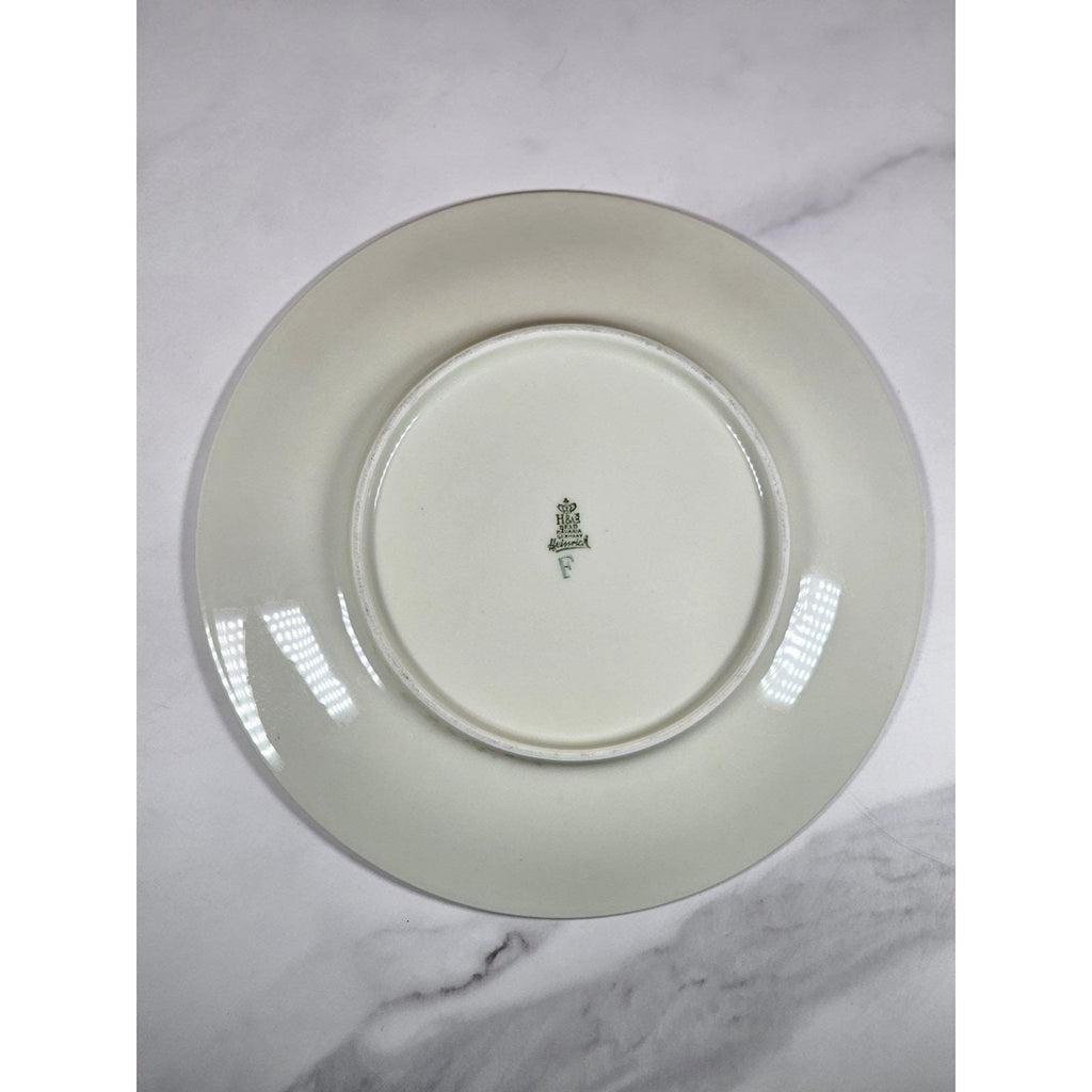 Vintage Heinrich H & C Bird of Paradise Porcelain Plate 7 3/4"