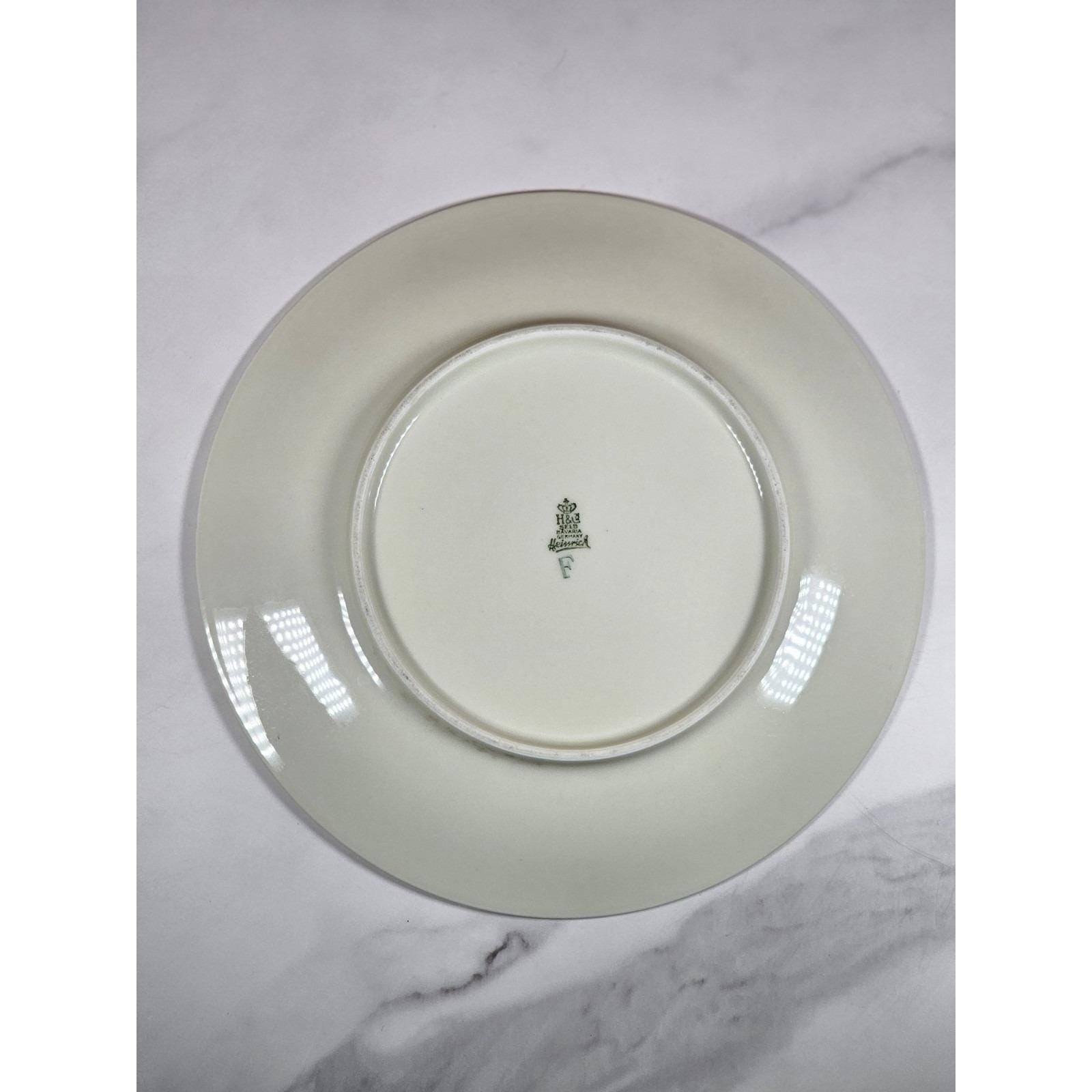 Vintage Heinrich H & C Bird of Paradise Porcelain Plate 7 3/4"