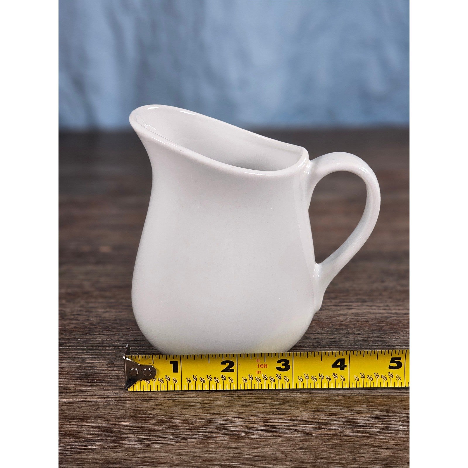 Better Homes & Gardens White Ceramic Creamer Pitcher 5"x3"