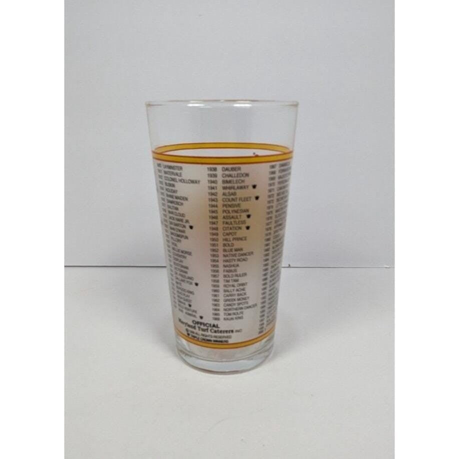 Preakness Stakes Glass 125th Running Libbey Horse Racing 2000