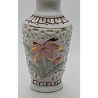 Vintage Porcelain Miniature Vase Lily Flower 2.5 Inch