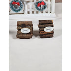 Vintage Lemax Christmas Village Accessories Fence Bench Firewood Set