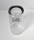 El Cazador Mexican Restaurant Pint Glass 6.5" Clear Glass With Logo