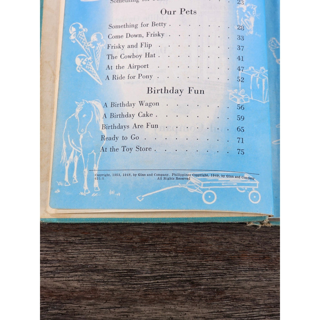 The Little White House Vintage Ginn Basic Reader Hardcover Book