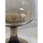 Libbey Tawny Accent Wine Glasses Set of 3 Smokey Amber