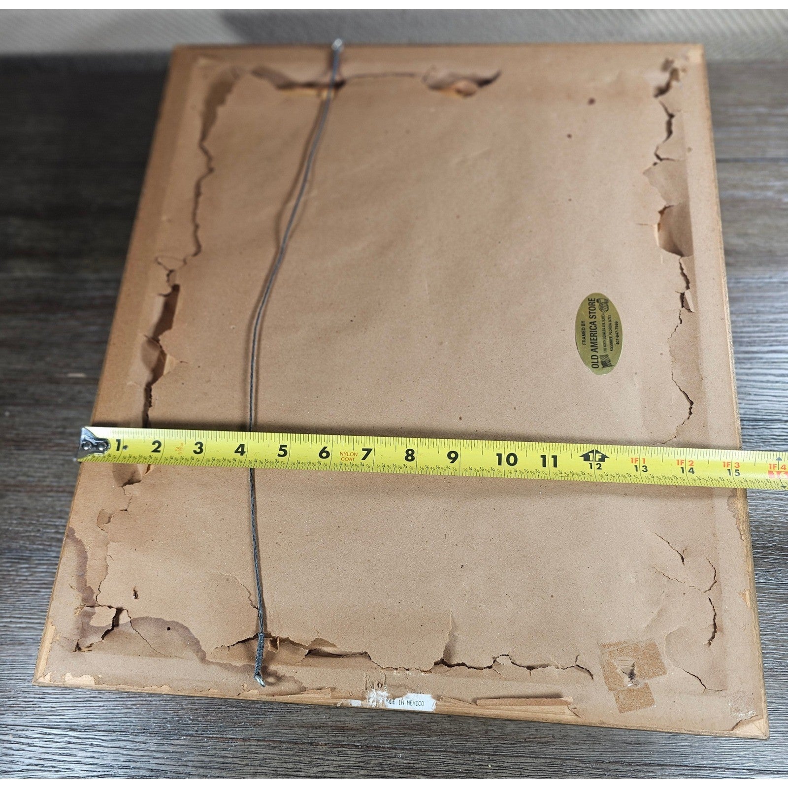 Vintage Coastal Framed Art Print 18x15 | Gold Frame Wall Decor | Beach Scene