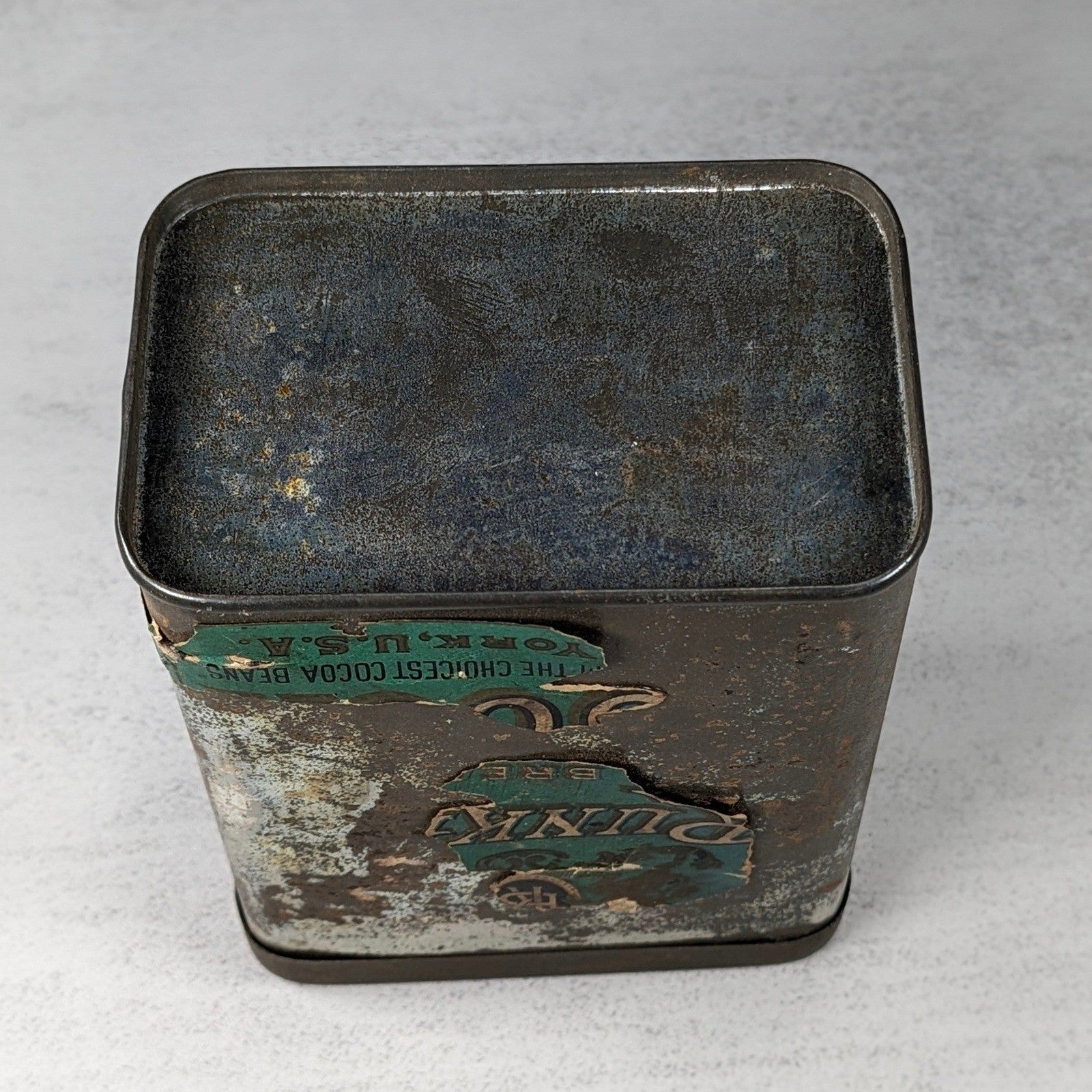 Antique Runkel Brothers Breakfast Cocoa Tin York PA