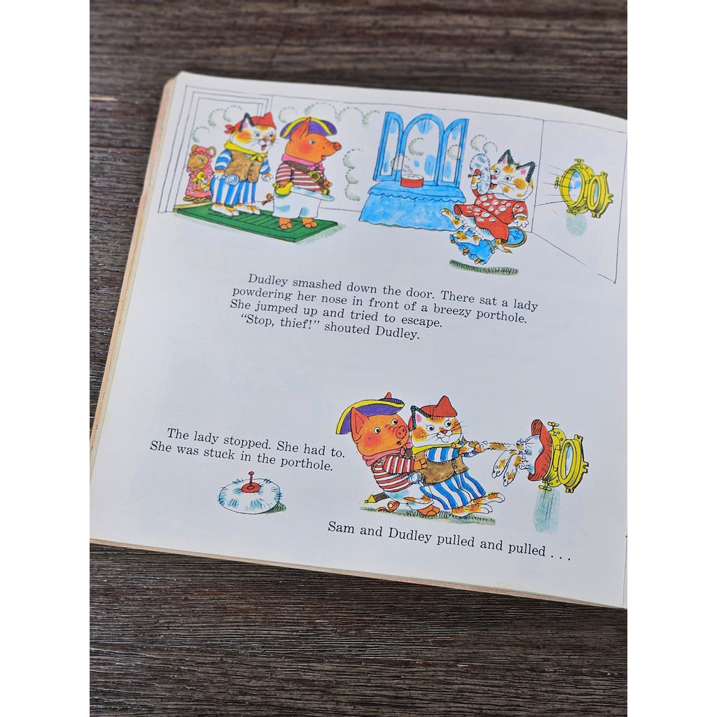 Richard Scarry Great Steamboat Mystery 1975 Pictureback Book