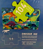 New Mideer Limited Dinosaur Age 104 pcs Jigsaw Puzzle w/ Case Sealed