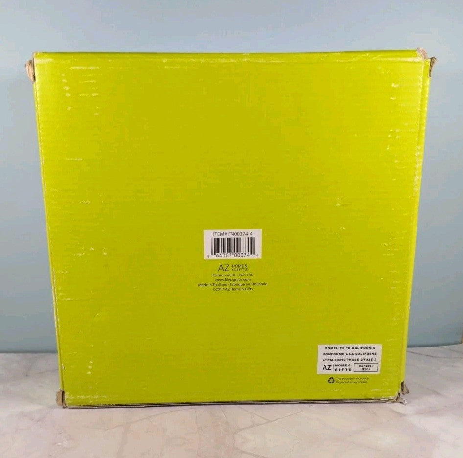 Kiera Grace Priva Set of 2 Black Corner Shelves 7 3/4" Tall by AZ Home & Gifts