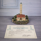Danbury Mint Calaburras Lighthouse Spain Figurine COA