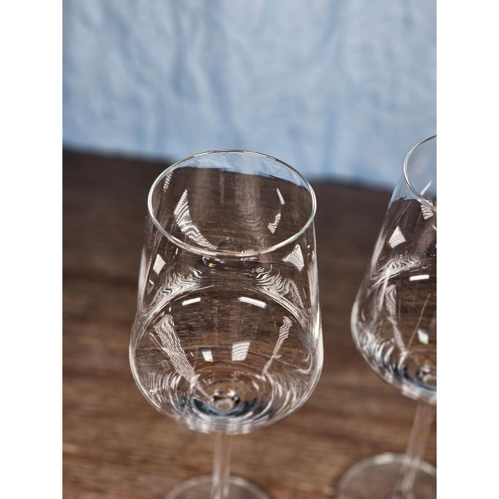 Set of 2 Zwiesel Clear Crystal Stemmed Wine Glasses Modern 9 Inch