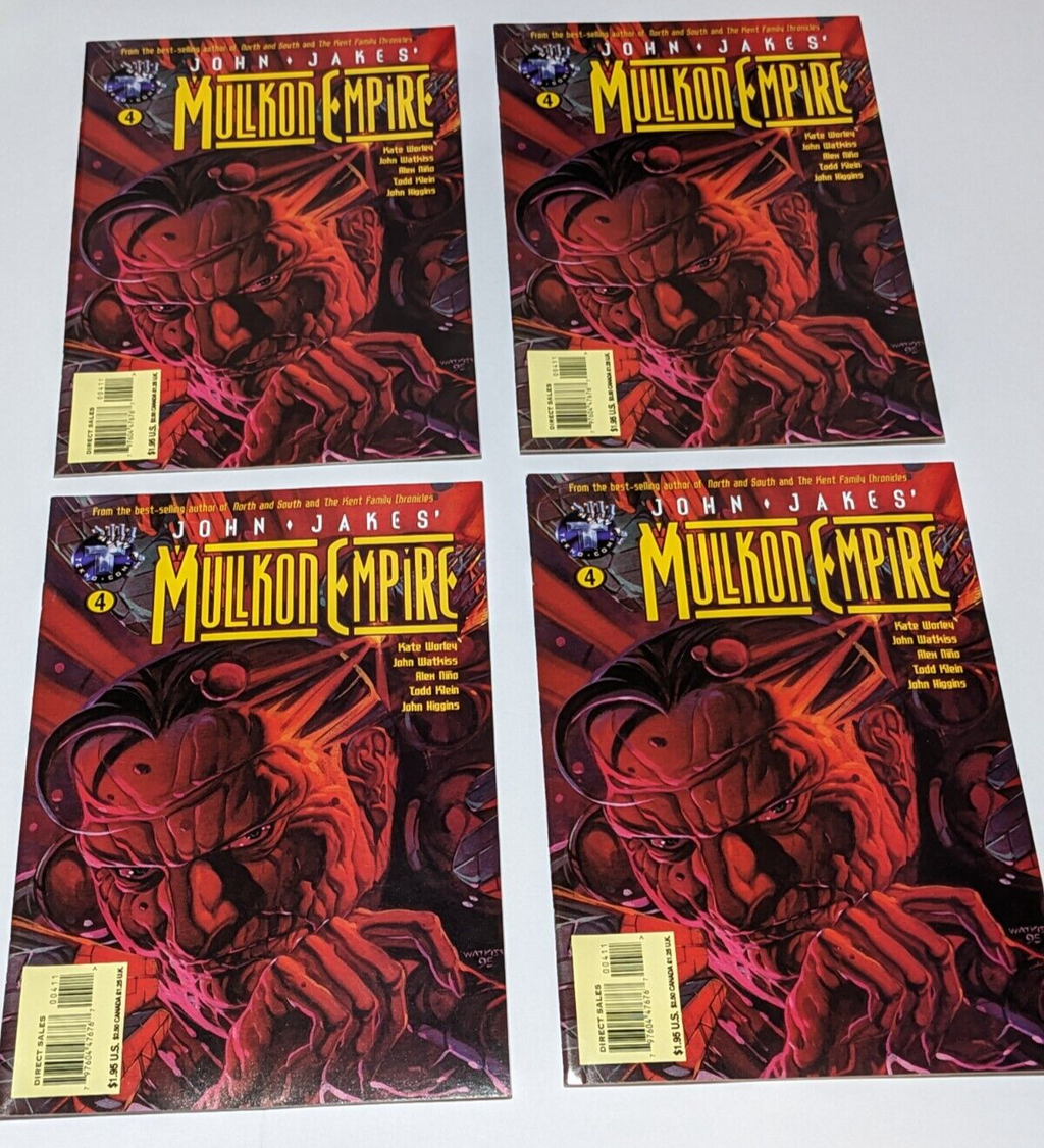 Lot of 8 John Jakes' Mullkon Empire Comics #3 (1), #4 (x4), and #5 (x3) 1995