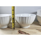 Vintage Thomson Maison Ribbed White Bowl 6 Inch Soup Cereal Pasta Bowl