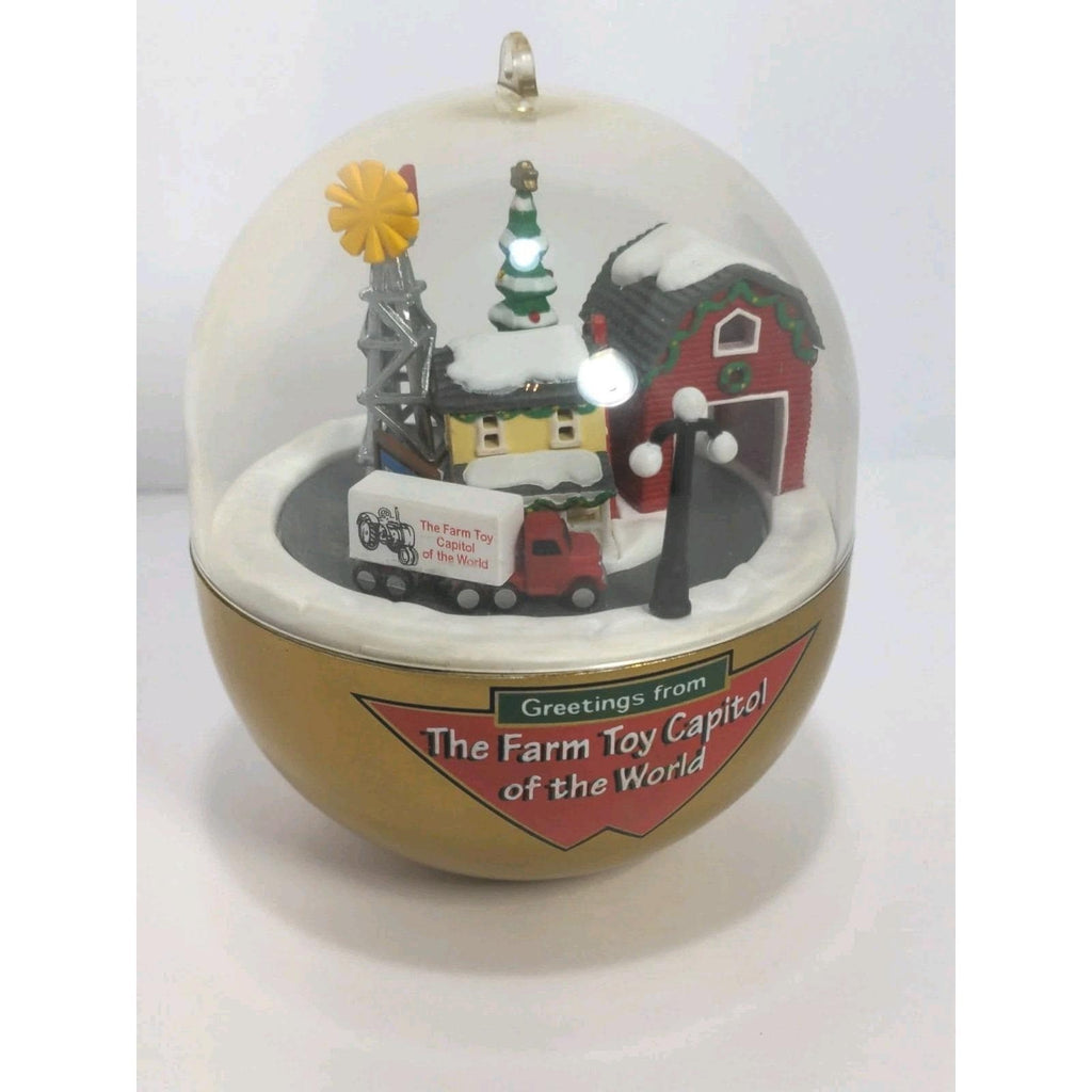 Vintage ERTL Crossroads Collectables Lighted Farm Dome Ornament
