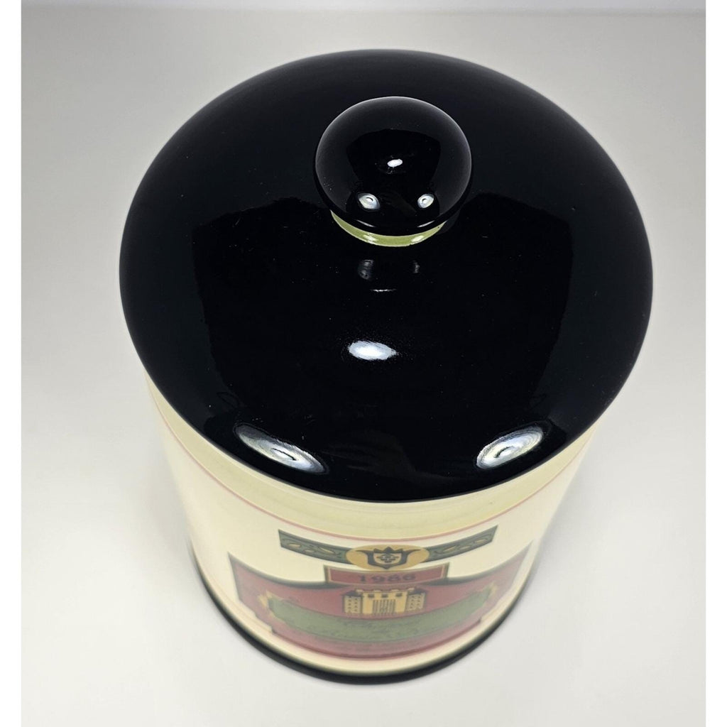 Oggi Chateau du Raisin Noir Canister Lid 6.5x5 Kitchen