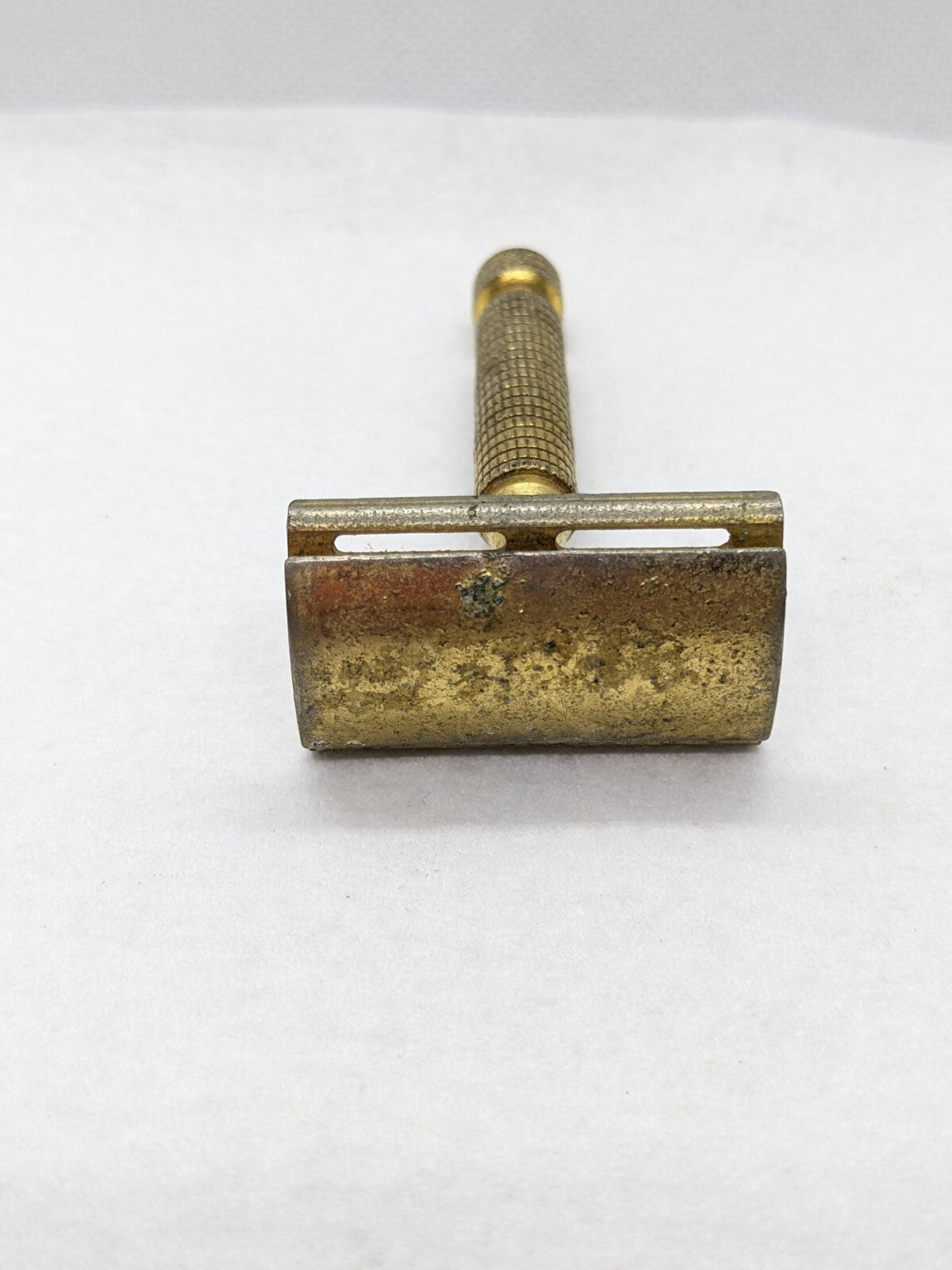 Vintage STAR Gold-Plated Safety Razor – Mid-Century Grooming Collectible