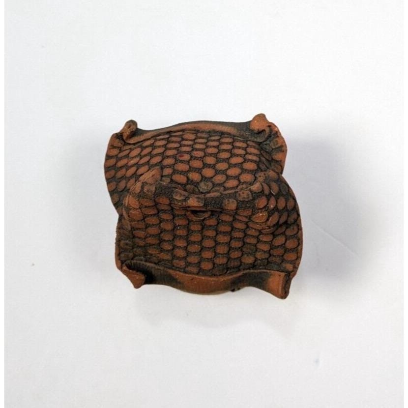 Handmade Terracotta Bird Figurine Folk Art Decor
