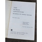 Vintage World History Books Set – The Human Adventure Volumes One & Two (1964)