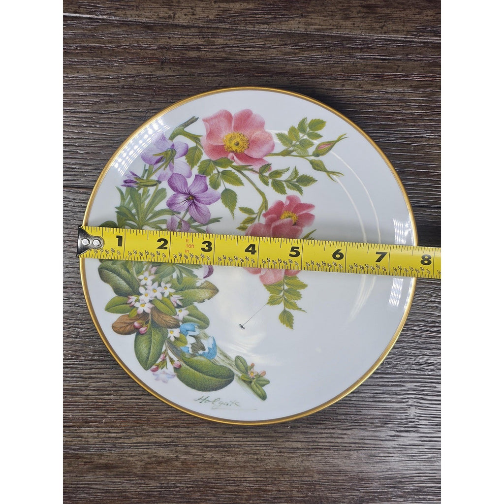 Franklin Mint Cape Cod Wildflowers Plate 1978 Porcelain