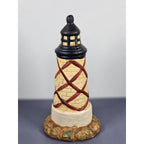 KS Collection Lighthouse Figurine Red Diamond Nautical Decor