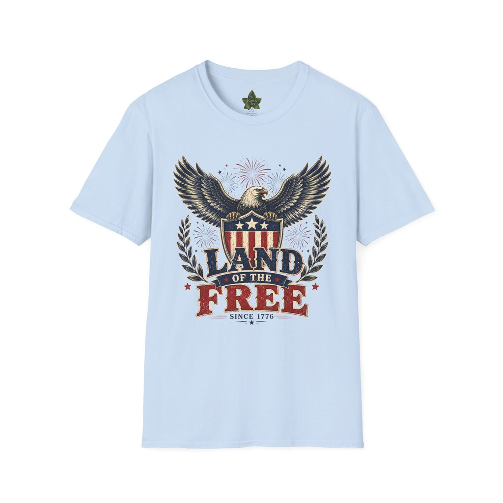 Land of the Free Eagle Shirt, Patriotic 4th of July USA Tee