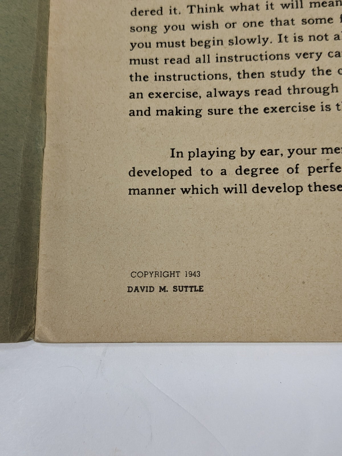 Vintage 1943 “Music Is Fun for Everyone” Piano Book by David M. Suttle