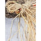 Rustic Autumn Harvest Welcome Wreath | Fall Door Decor with Pumpkins & Foliage