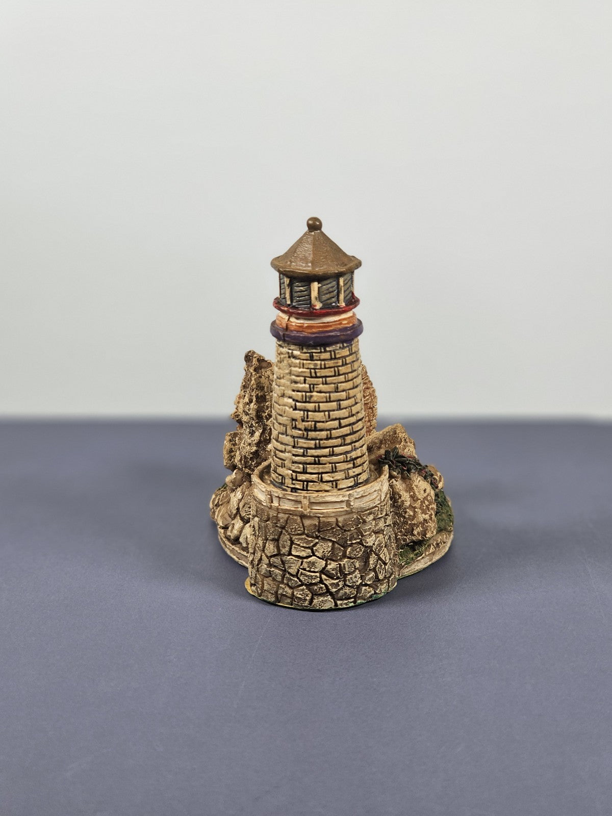 Vintage Lighthouse Figurine Ks Collection 1990s Coastal Decor Hand-Painted Colle