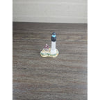 Resin Lighthouse Figurine Coastal Decor Mini Lighthouse Nautical Accent