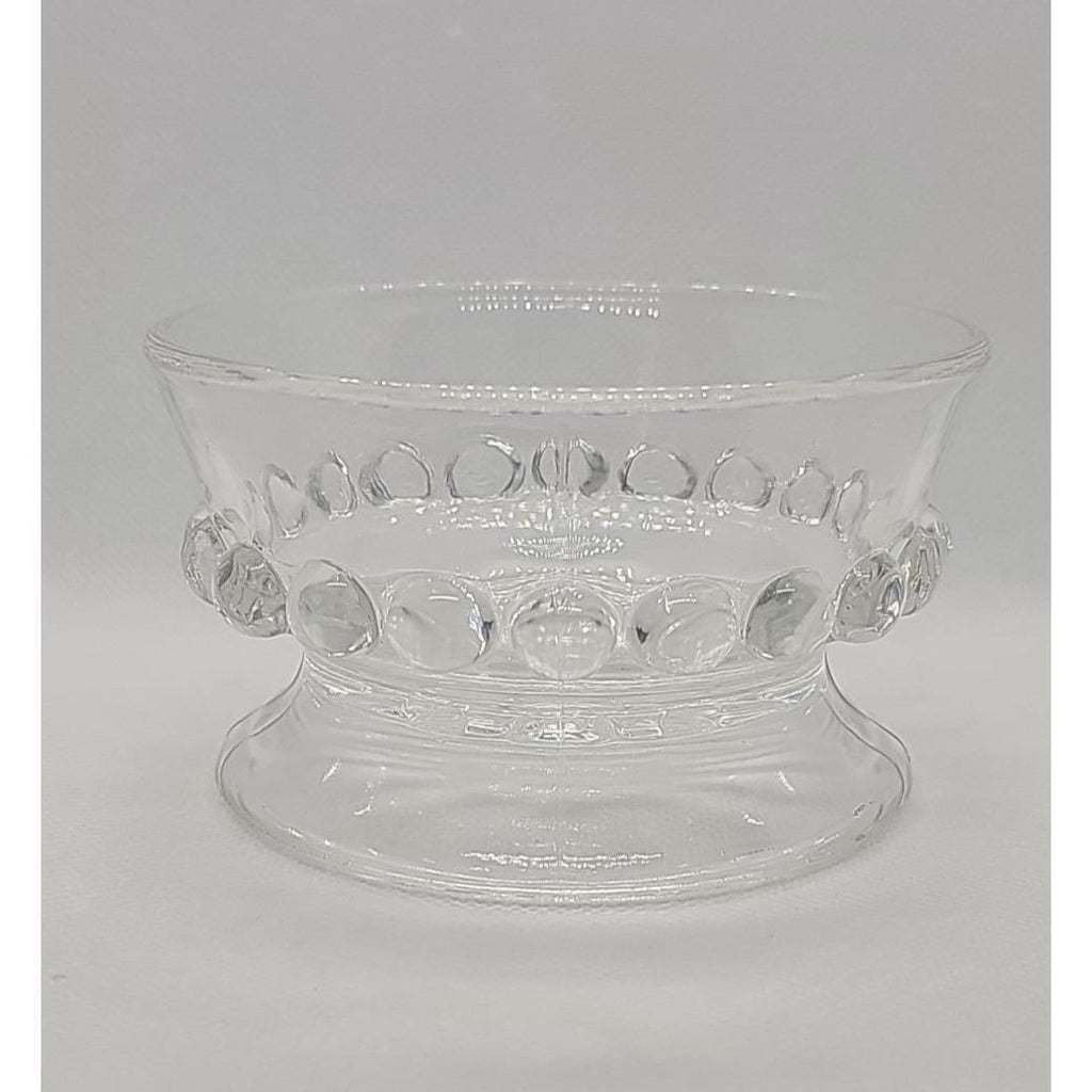 Vintage Clear Glass Sundae Dish Footed Ice Cream Dessert Cup