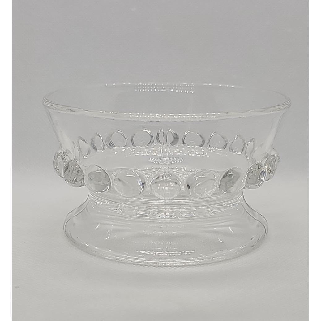 Vintage Clear Glass Sundae Dish Footed Ice Cream Dessert Cup