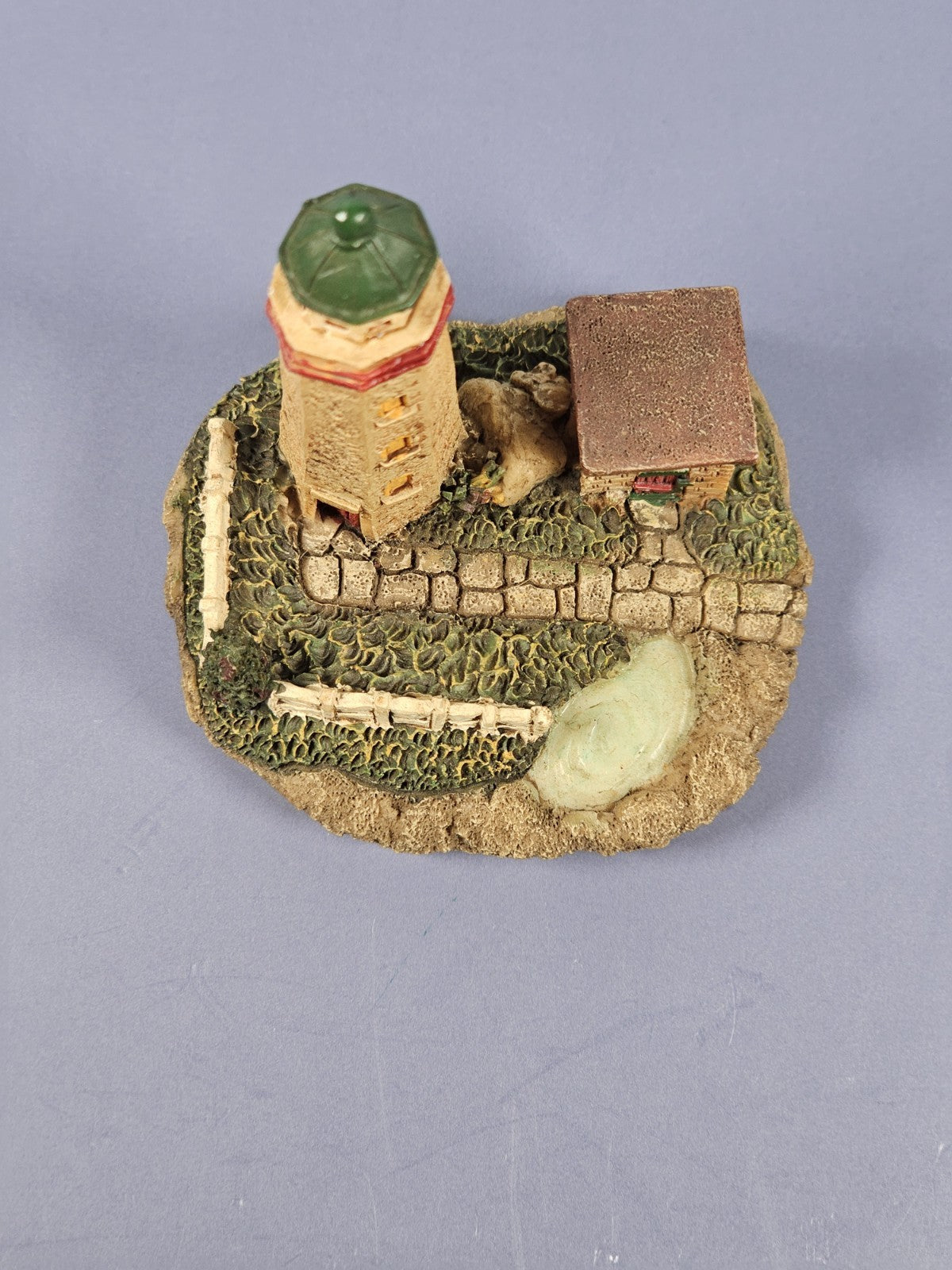 Vintage Ks Collection Lighthouse Figurine Handcrafted Resin Coastal Decor