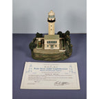 Danbury Mint Kan Non Zaki Lighthouse Figurine COA Japan