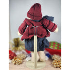 Vintage Snowman Plush Figure Crazy Mountain Imports 11 Inch