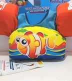 Unisex Fluid Aquatics Child Small Paddle Pals Life Jacket Clown Fish