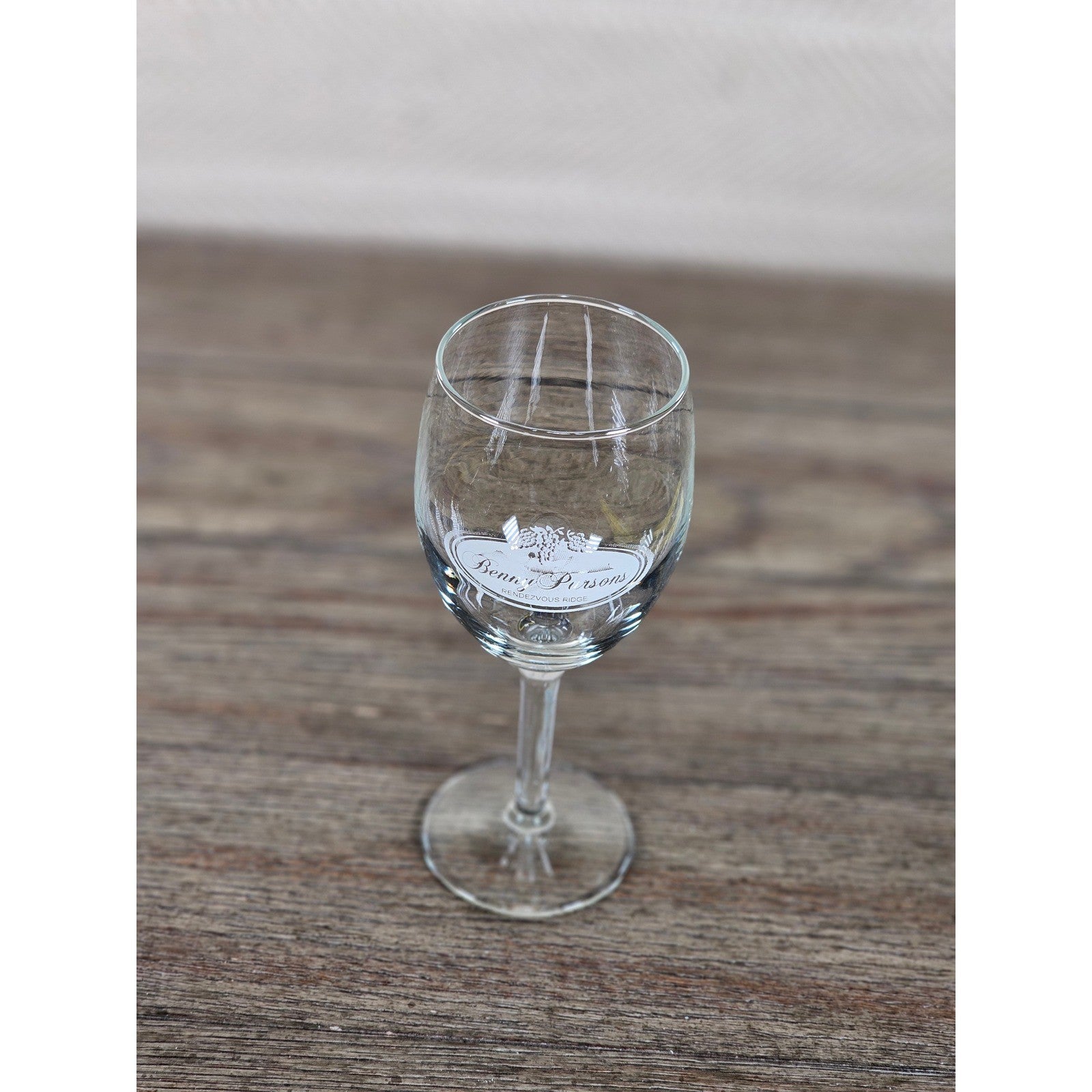 Berry Parsons Rendezvous Ridge 7" Wine Glass Clear Stemware