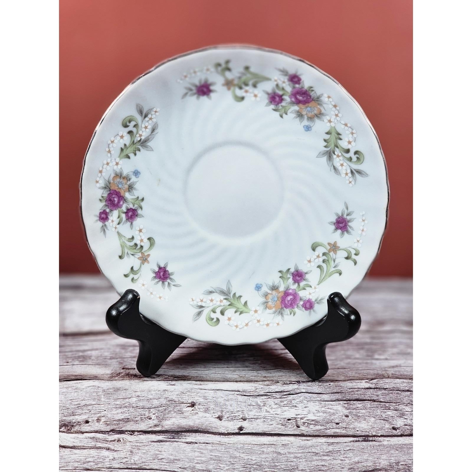 Vintage Floral Rose Collector Plate 5.5 Inch Decorative Porcelain Plate