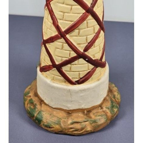 KS Collection Lighthouse Figurine Red Diamond Nautical Decor