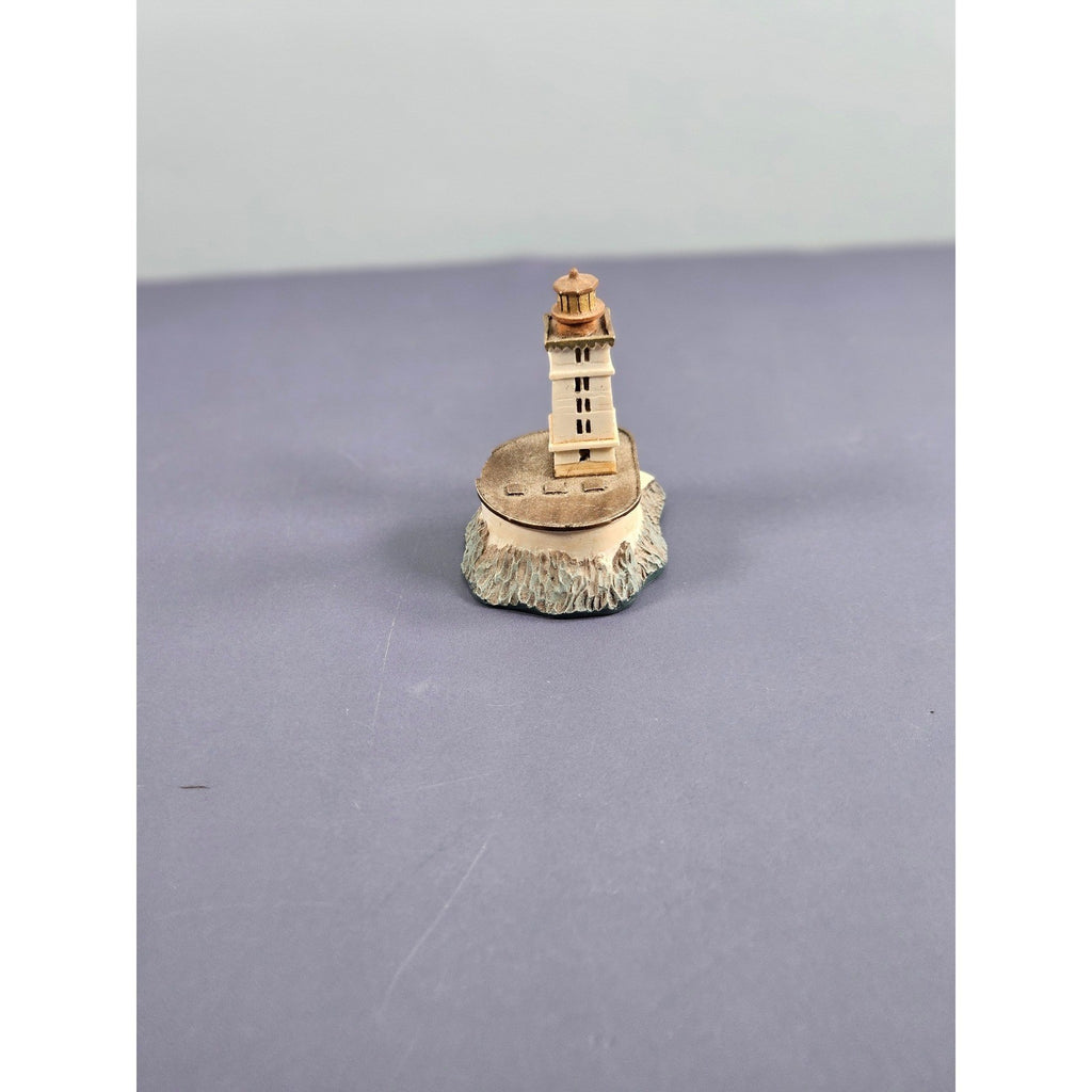St. George Reef Lighthouse Thimble Miniature Coastal Decor Collectible Chipped