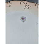 Vintage Austria Hand Painted Floral Porcelain Plate 11" Gold Rim